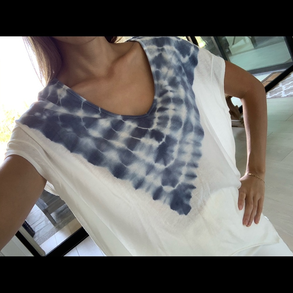 Free People Relaxed Fit Tie Dye Tee